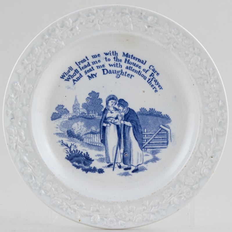 Plate My Daughter c1880